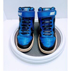 Nike Youth Blue/Black High-Top Sneakers US 4.5Y DM8872-001